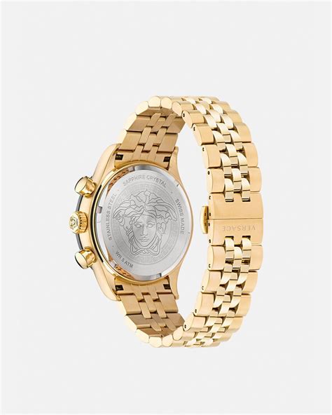 versace hellenyium herren gold|versace hellenyium chrono watch.